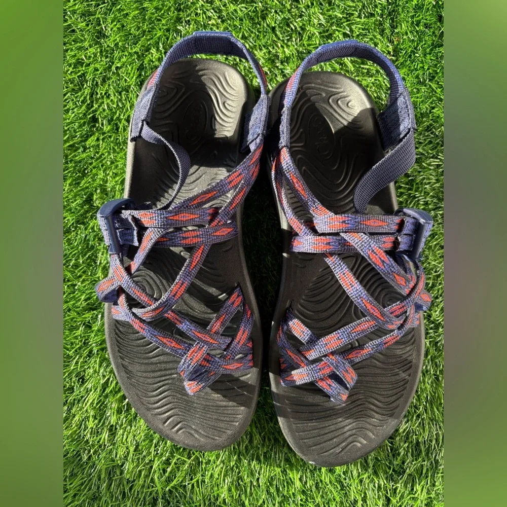 Chaco Women’s Z-Volv X2 Athletic Sandal-Blue Strap Toe Loop